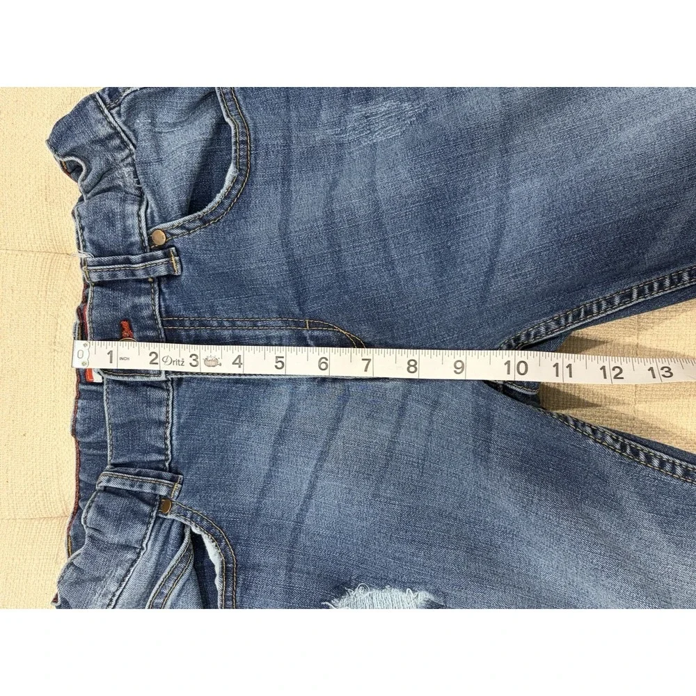 Tommy Hilfiger Blue Straight Leg Adjustable Waist Jeans Utlra Rebel Boys Size 14